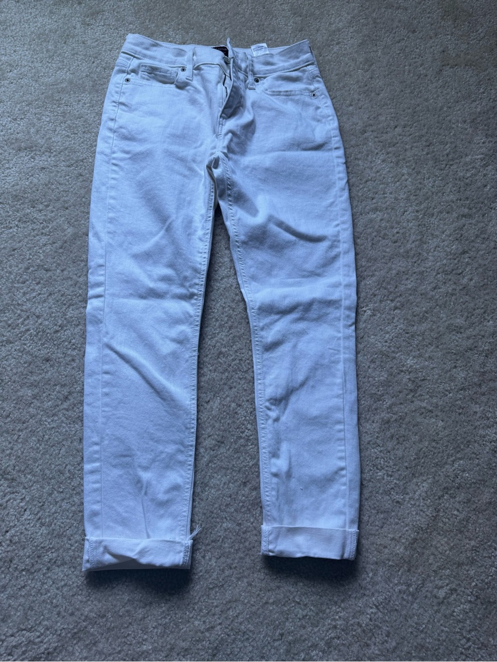 Banana Republic women White Straight-Leg Jeans